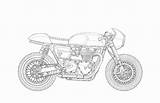 Triumph Colouring Lockdown During Thruxton Motorcycle Motorcycling Filled Activity Detail Fun Iamabiker sketch template