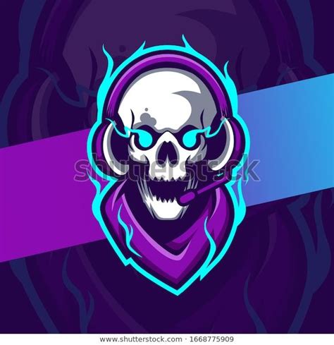 find gamer skull mascot esport logo design stock images  hd  millions   royalty