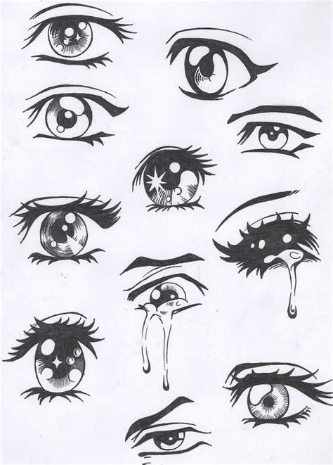 draw eyes anime