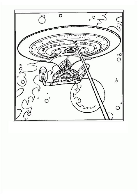coloring page star trek coloring pages