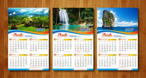 desain kalender dinding  aabmedia