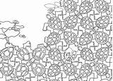 Tessellation Coloring Pages Printable Tessalation Escher Template Everfreecoloring Comment sketch template