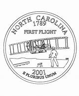 Carolina North Quarter Coloring Pages State Usa Printables Nc States First Printable Go Quarters sketch template