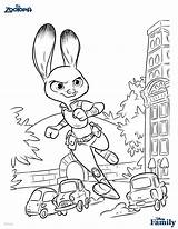 Coloring Pages Zootopia Printable Disney Judy Bunny Mothers Hoops Getcolorings Getdrawings March sketch template
