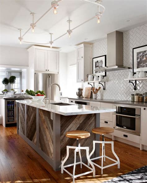 reclaimed wood kitchen islands pictures designing idea