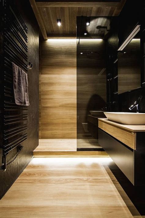 IdÃ©e dÃ©coration Salle de bain - salle de bain noire et