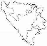 Map Yugoslavia Coloring Pages Bosnia Blank Herzegovina Trending Days Last sketch template
