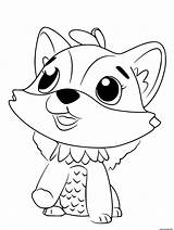 Hatchimals Polar Fuchs Malvorlage Kleurplaten Ausmalbild Stimmen Stemmen sketch template