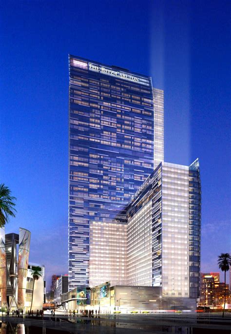 ritz carlton los angeles   star hotel  downtown la opens