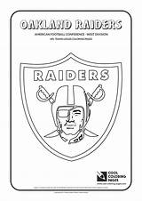 Coloring Nfl Pages Raiders Football Logos Teams Cool Logo Oakland American Sports Printable Kids Team Baseball Print Color Player Clubs sketch template