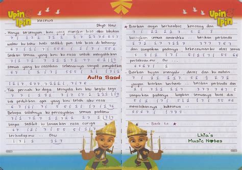 angka dhyo haw kecewa lhias  notes