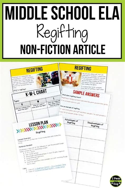 regifting  fiction article nonfiction articles informational text