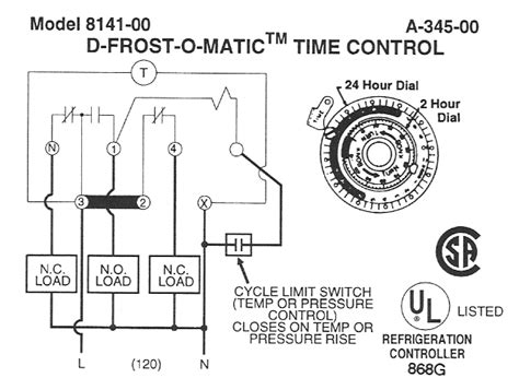 defrost timer wiring diagram walk  freezer defrost timer wiring