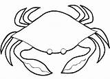 Crab Outline Coloring Crabs Printable Horseshoe Pattern Drawing Pages Line Hermit Patterns Clipartmag Getdrawings Blue Getcolorings Kids Print Jellyfish sketch template