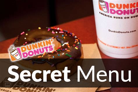 Dunkin’ Donuts Secret Menu Items Nov 2023 Secretmenus
