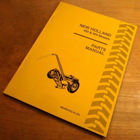 holland   sickle bar hay mower parts catalog manual book nh ebay