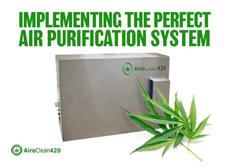 implementing  perfect cannabis air purification system airoclean