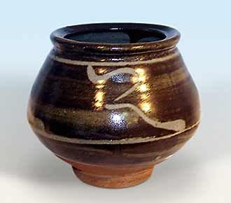 hamada footed bowl hamada pottery japanese ceramics