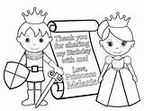 Coloring Prince Pages Kids Popular sketch template