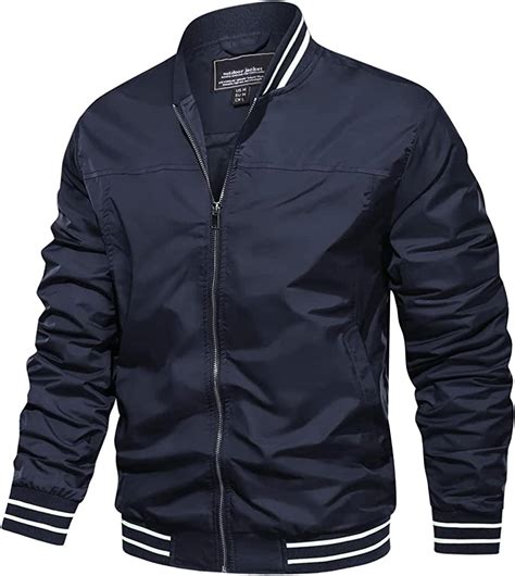 amazoncom mens nylon windbreaker jacket