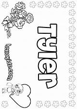Tyler Coloring Pages Color Print Hellokids Online Girl sketch template