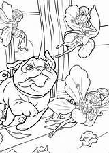 Thumbelina Barbie Coloring Pages Print Girls Color sketch template