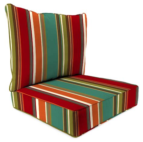 jordan manufacturing    piece deep seat chair cushion  westport teal outdoor living