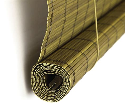 bamboe rolgordijn goudbruin al vanaf   vele afmetingen