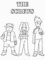 Medabots Coloring Pages Screws sketch template