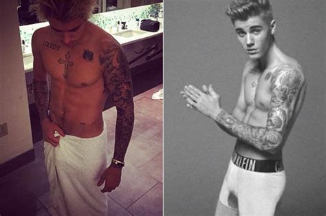 Justin Bieber Denies Photoshopped Calvin Klein Image With Penis Pic