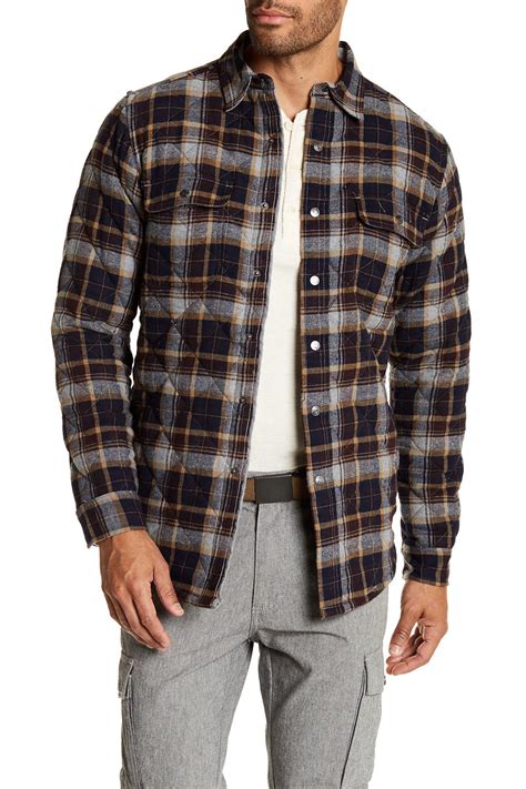 quilted reversible flannel shirt  tailor vintage  atnordstromrack flannel shirt men shirt