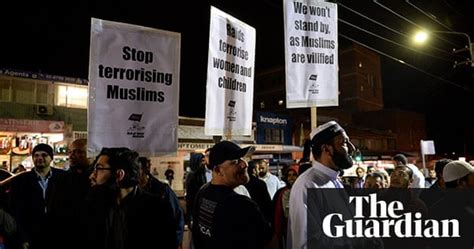 sydney protests against counter terrorism raids video australia