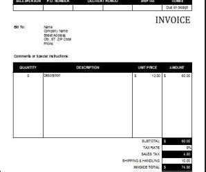 newspaper subscription billing invoice word excel templates