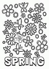 Coloring Spring Pages Printable Flowers Seasons Kids Flower Adults Well Sheets Many Color Clipart Print Cards Printables Sheet Feel Better sketch template