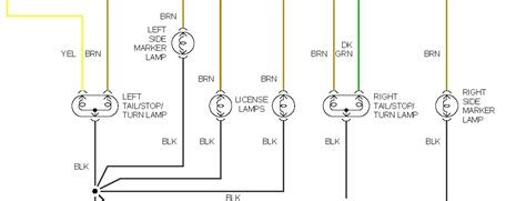 wireing diagram diamgran  rear lighting wireing harness