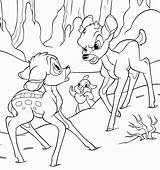 Bambi Ronno Thumper Jelonek Kolorowanki Dzieci Ausdrucken Deer Imprime Wydruku Bembi Faline sketch template