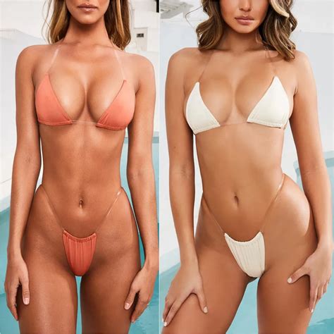 Top 9 Most Popular Sexy Swimsuit Swimwear Micro Mini Bikini Beach