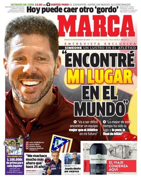 les unes des journaux sportifs en espagne du  decembre  besoccer