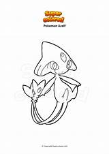 Pokemon Azelf Inteleon Supercolored Alola Dugtrio sketch template