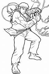 Ryu Lineart Angelus Mortis sketch template