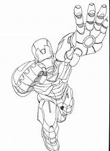 Iron Man Coloring Pages Superheroes Printable Drawing Drawings Kids Kb sketch template