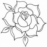 Outline Rose Drawing Tattoo Line Roses Drawings Flower Simple Clip Clipartsco Designs Rosa Clipartix Rosas Sketches Coloring Canva Related Getdrawings sketch template