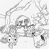 Coloring Cave Drawing Flintstones Prehistoric Pages Kids Age Printable Teenagers Stone Color Caveman Fun Drawings Tooth Saber Getdrawings Ice Tiger sketch template