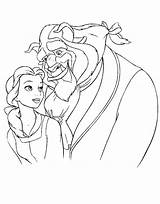 Beast Beauty Coloring Pages Printable Belle Book Color Colouring Kids Clipart Area Popular Coloringhome Library Sheets sketch template