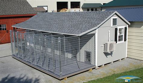 dog kennel shed combo plans