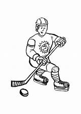 Hockey Coloring Pages Ice Printable Color Getcolorings Print sketch template