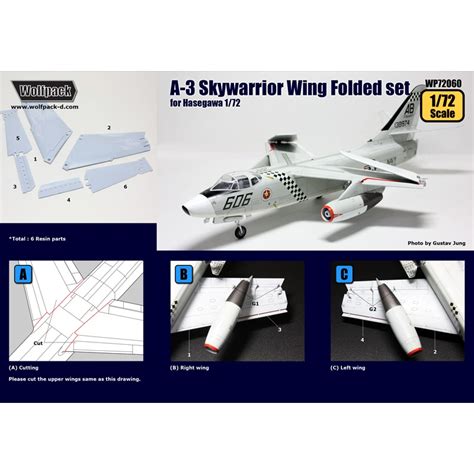 skywarrior wing folded set  hasegawa