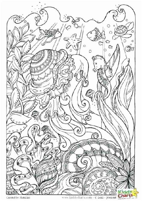 adult coloring page water