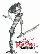 Maniac Homicidal Johnny Deviantart Drawings sketch template