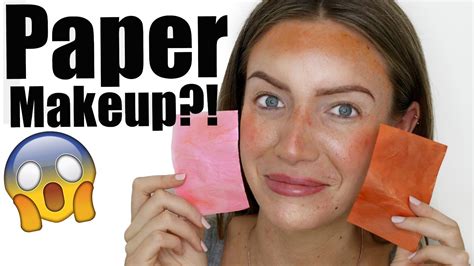 paper makeup youtube